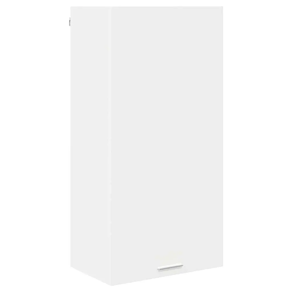 Hanging Kitchen Cabinet White Modern Storage Engineered Wood 50x31x100cm