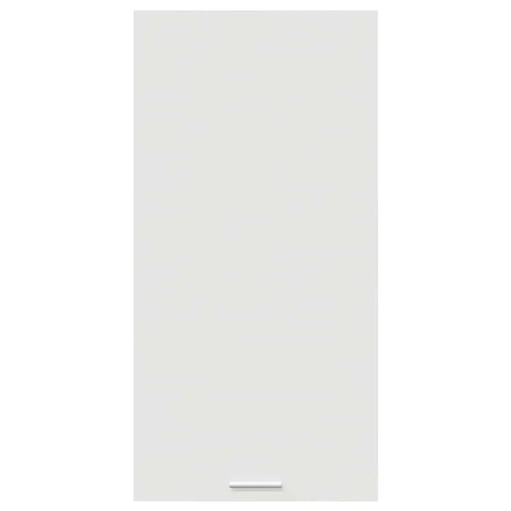 Hanging Kitchen Cabinet White Modern Storage Engineered Wood 50x31x100cm