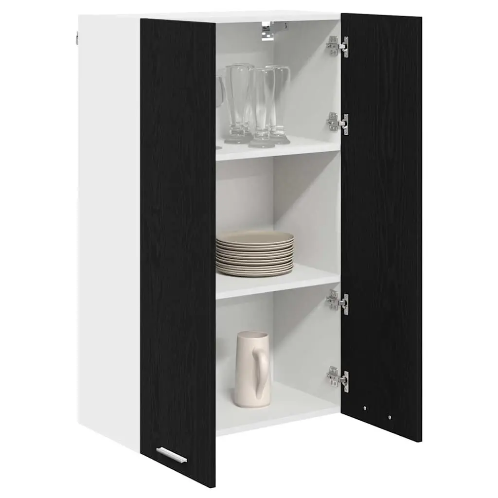 Hanging Cabinet Engineered Wood 60 x 31 x 100 cm Black Oak