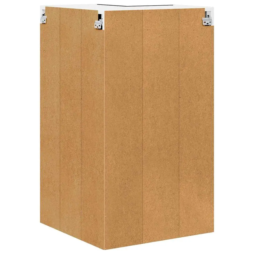Hanging Kitchen Cabinet Engineered Wood 57x57x100cm Black Oak White