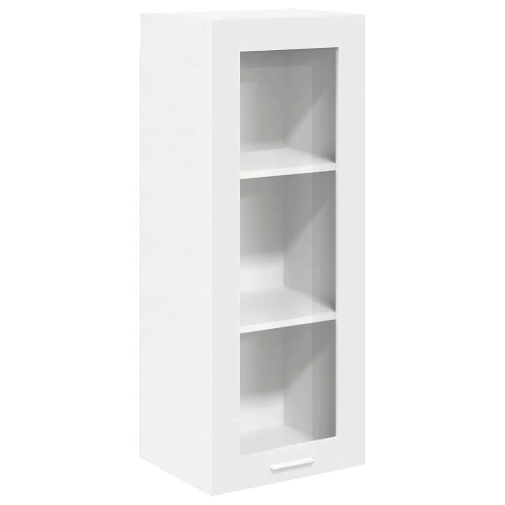 White Hanging Kitchen Cabinet with Durable Build