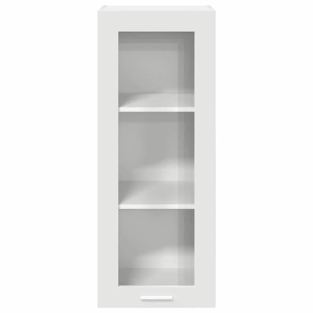 White Hanging Kitchen Cabinet with Durable Build