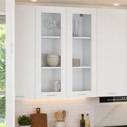 White Modern Hanging Kitchen Cabinet for Smart Storage