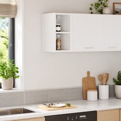 Modern White Hanging Kitchen Cabinet for Stylish Storage