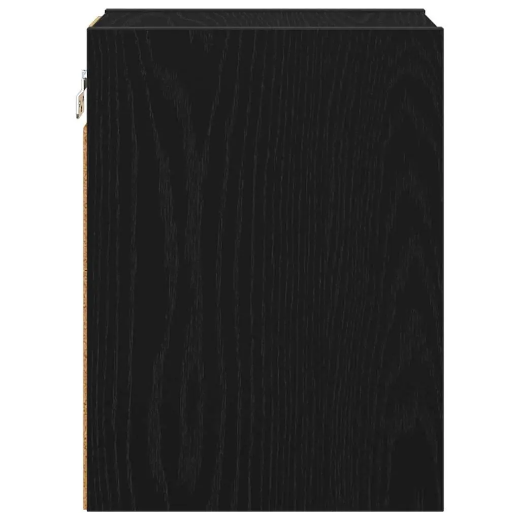 Hanging Kitchen Cabinet Engineered Wood Black Oak 20x29.5x40cm