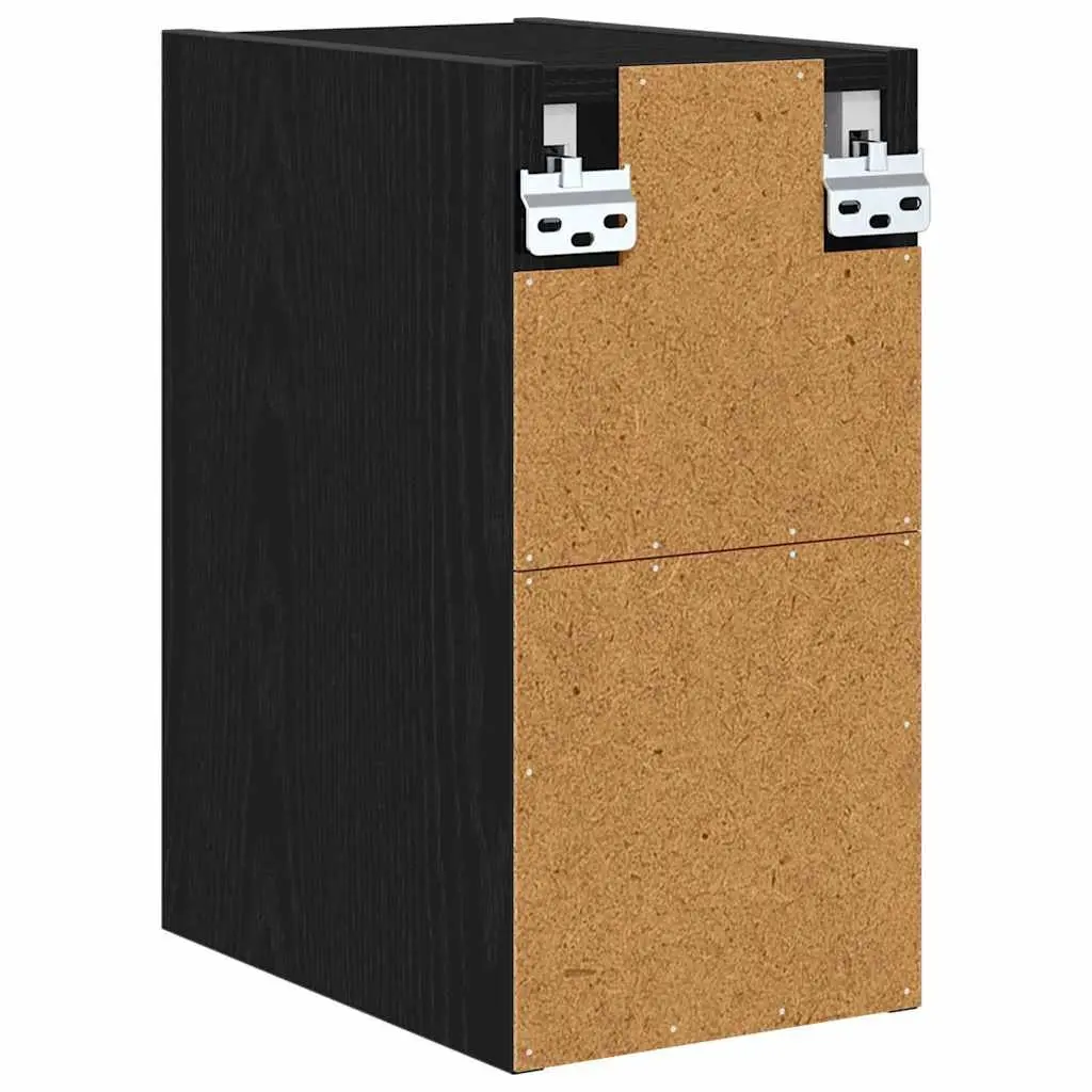 Hanging Kitchen Cabinet Engineered Wood Black Oak 20x29.5x40cm