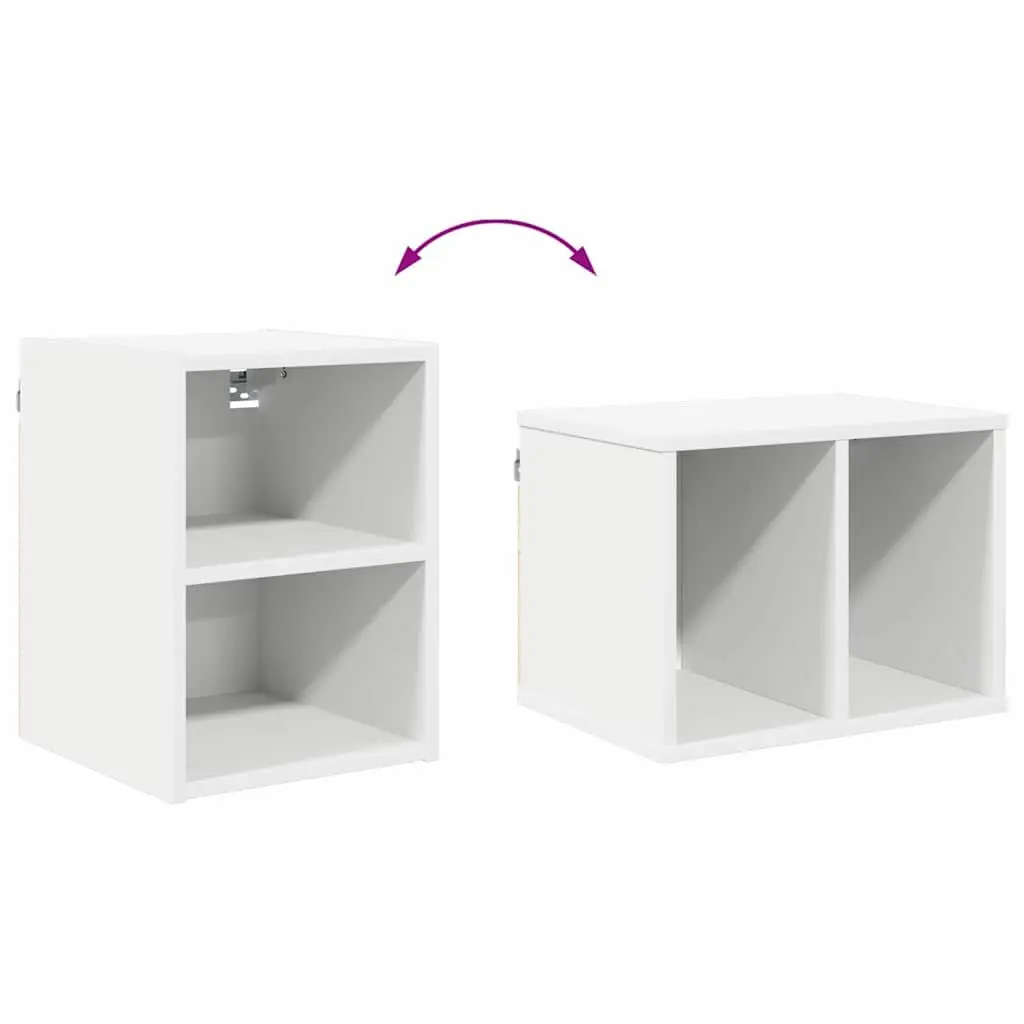 Hanging Kitchen Cabinet Engineered Wood 30 x 29.5 x 40 cm White