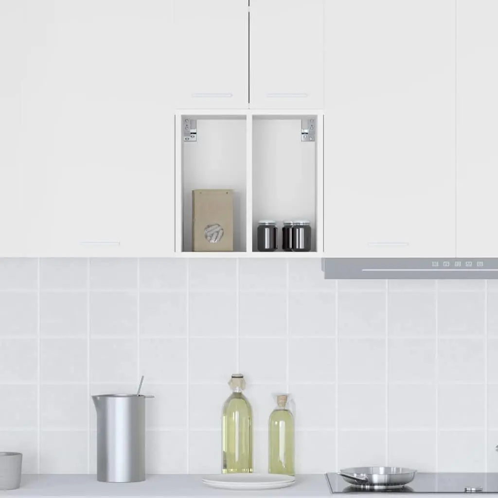 Hanging Kitchen Cabinet White 40x29.5x40cm Storage Cupboard Engineered Wood