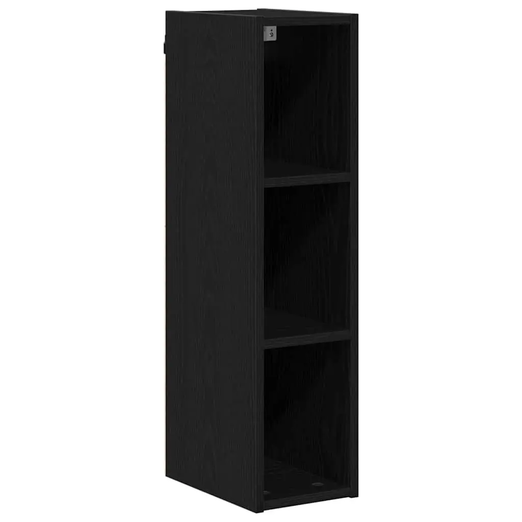 Hanging Kitchen Cabinet Black Oak Modern Storage Engineered Wood 20 x 29.5 x