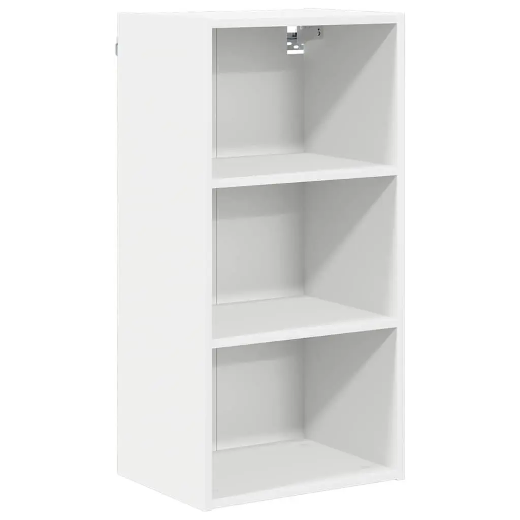 Hanging Kitchen Cabinet White Modern Storage Engineered Wood 40x29.5x80cm