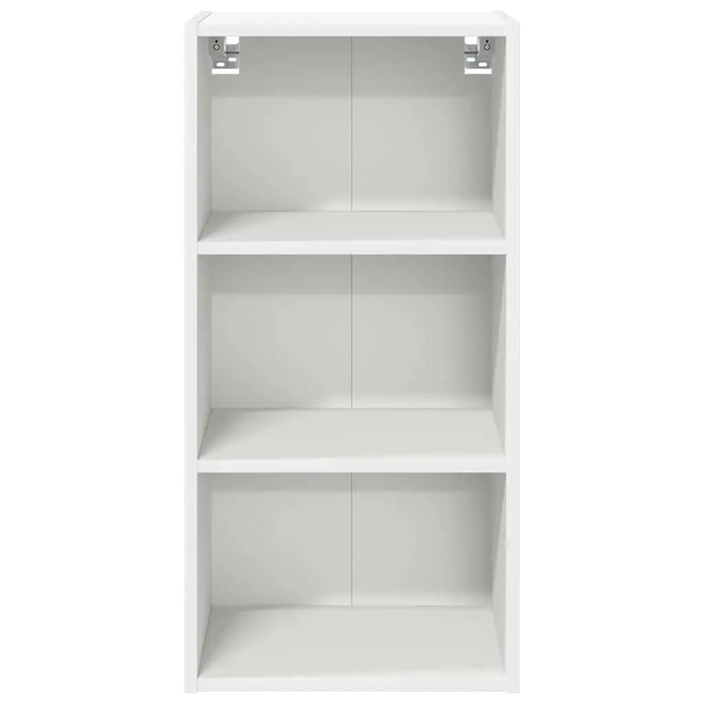 Hanging Kitchen Cabinet White Modern Storage Engineered Wood 40x29.5x80cm
