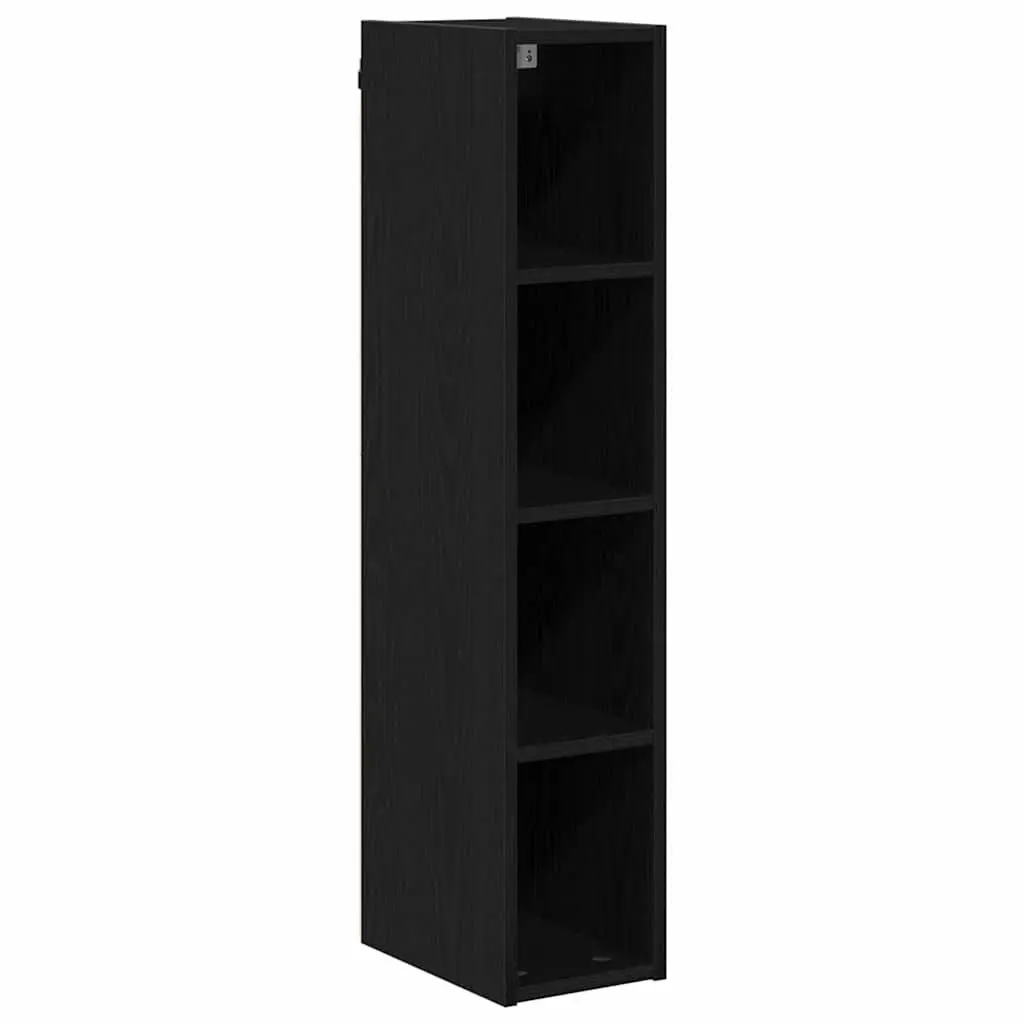 Hanging Cabinet Engineered Wood 20 x 29.5 x 100 cm Black Oak