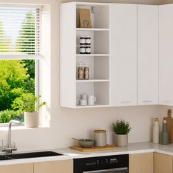 Premium Wall-Mounted Kitchen Storage Cabinet in White