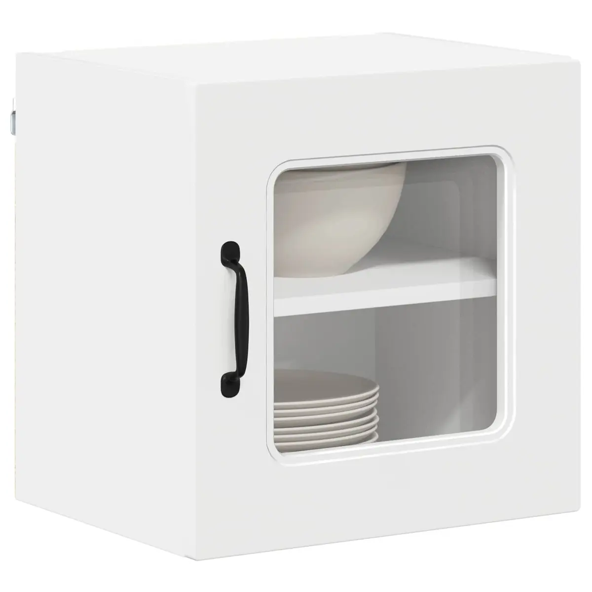 White Engineered Wood Dishwasher Panel Storage Cabinet 40 x 31 x 40 cm