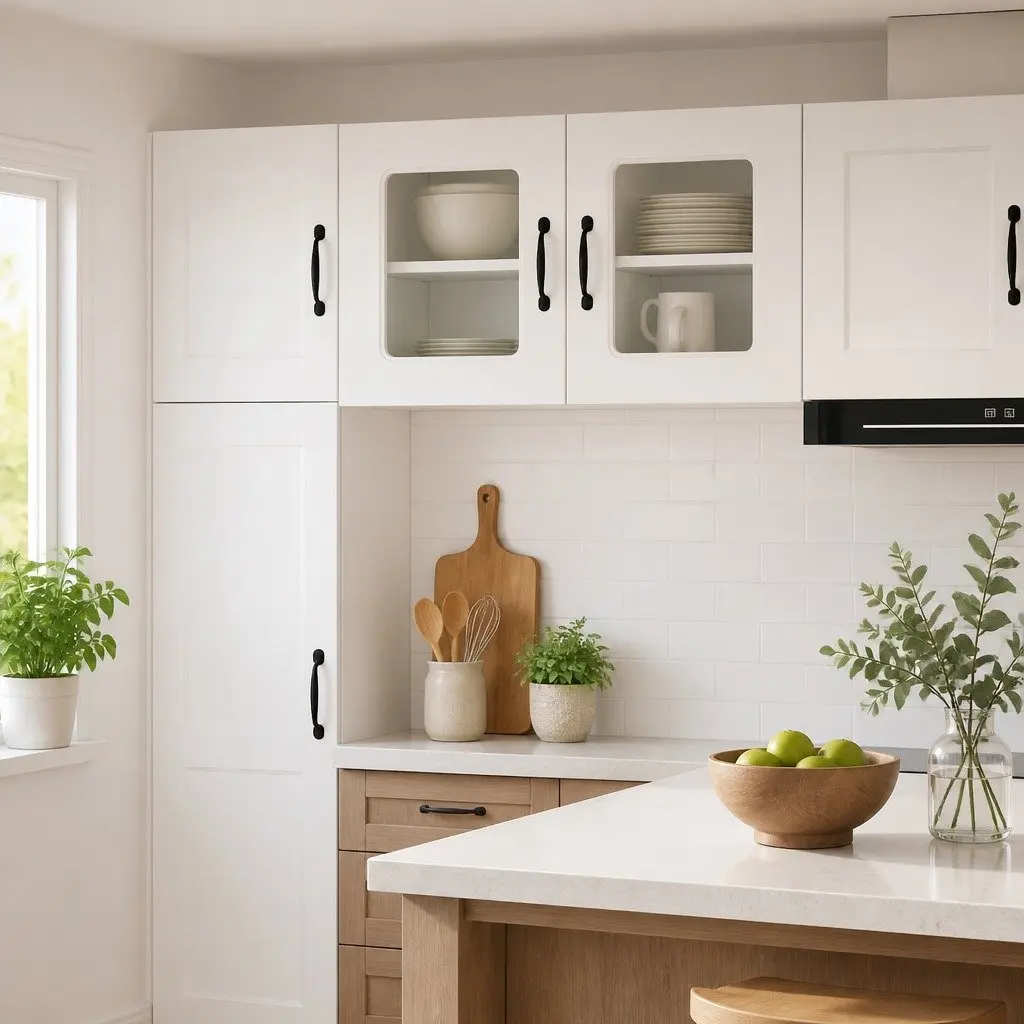 Engineered Wood Kitchen Cabinet Dishwasher Panel in White