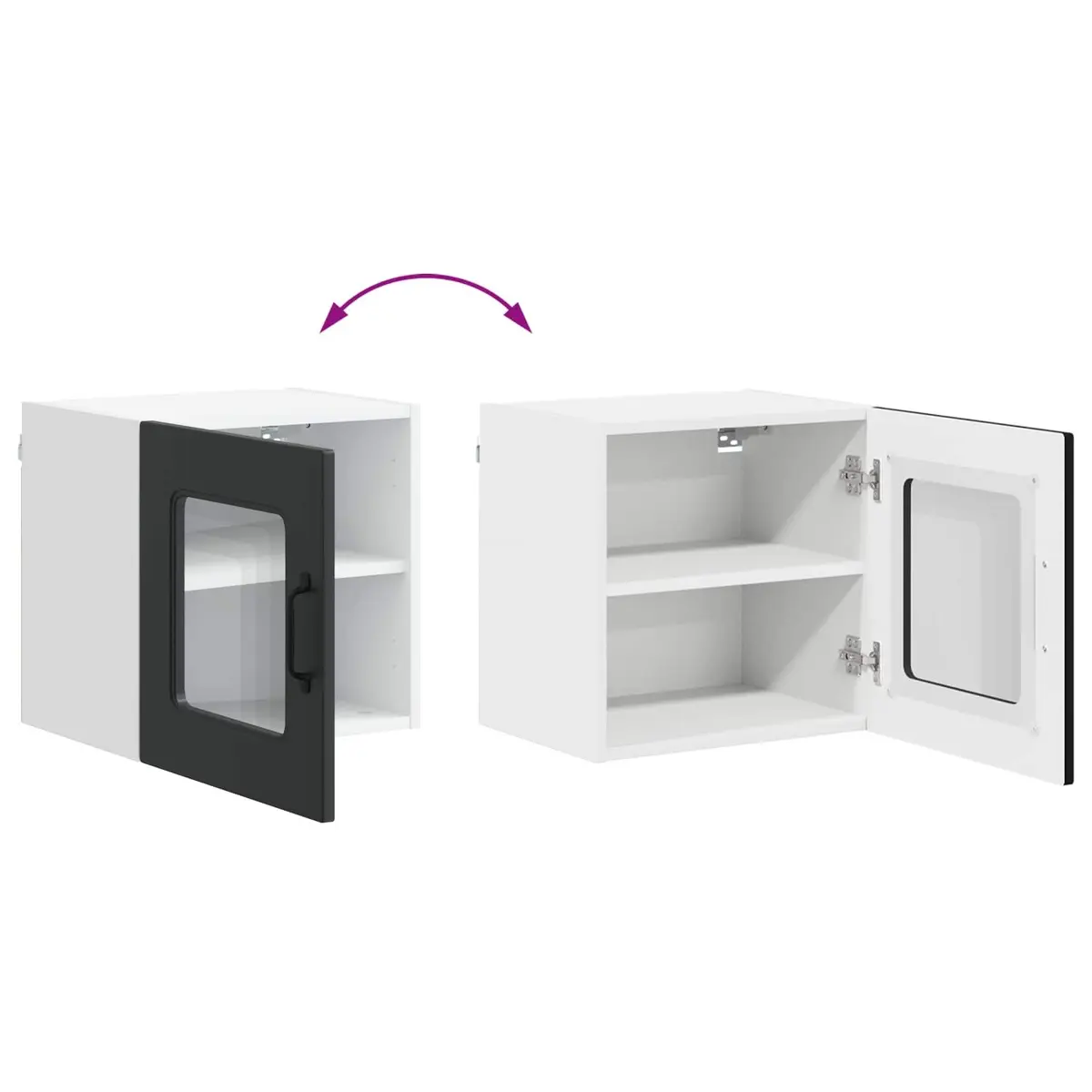 Dishwasher Panel Kalmar Black 40x31x40cm Kitchen Cupboard Door Cover Replacement