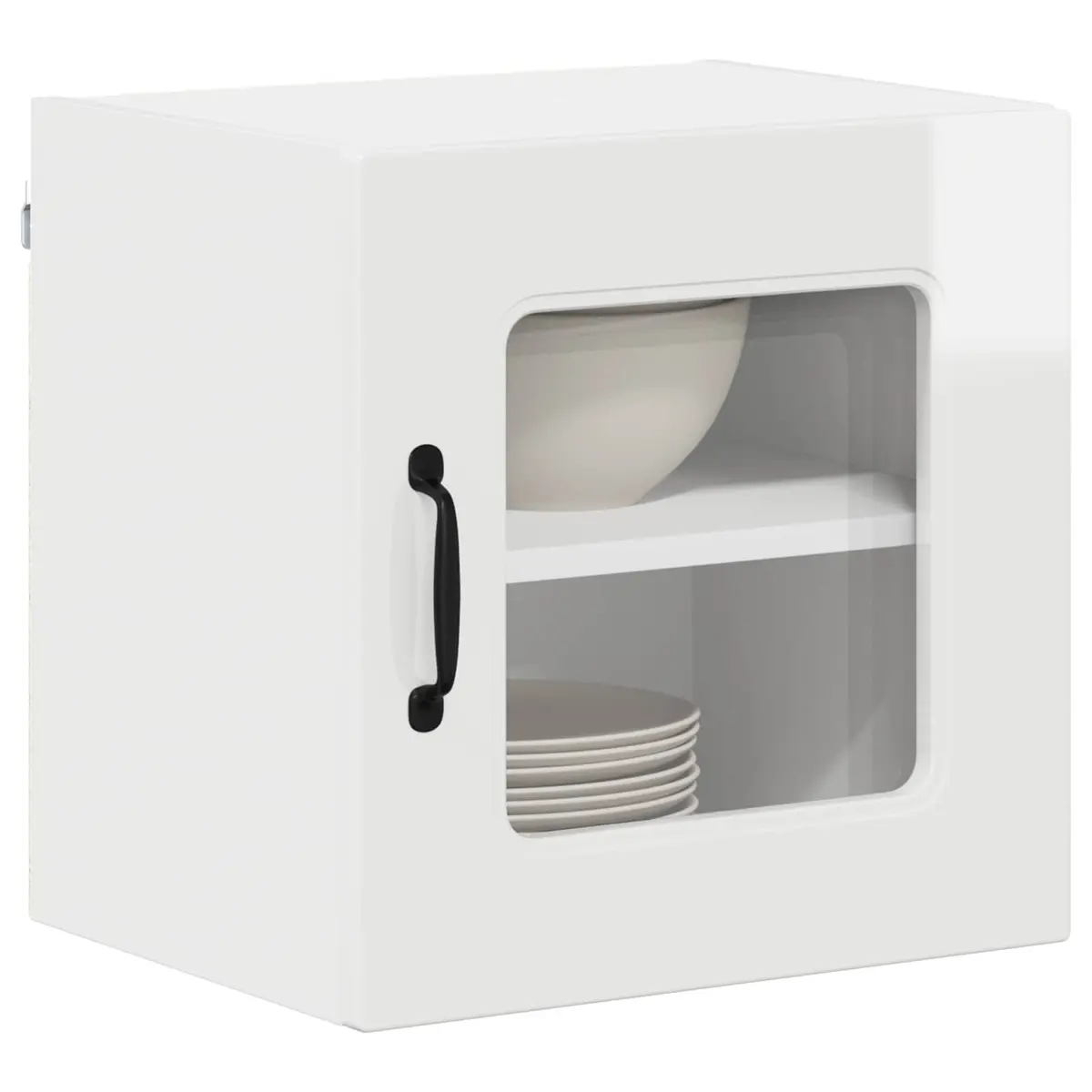 High Gloss White Kitchen Cabinet Dishwasher Panels, 2 pcs