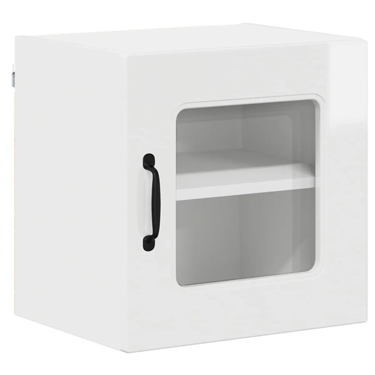 High Gloss White Kitchen Cabinet Dishwasher Panels, 2 pcs
