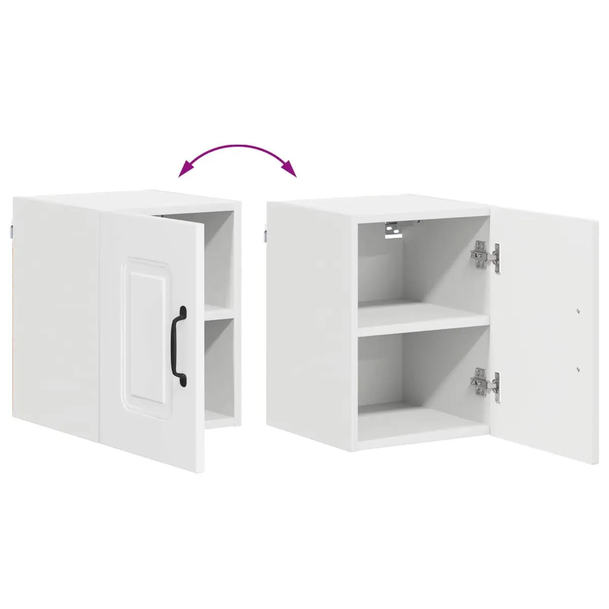 Dishwasher Panel Kalmar White Kitchen Cabinet Engineered Wood Storage 30x31x40cm