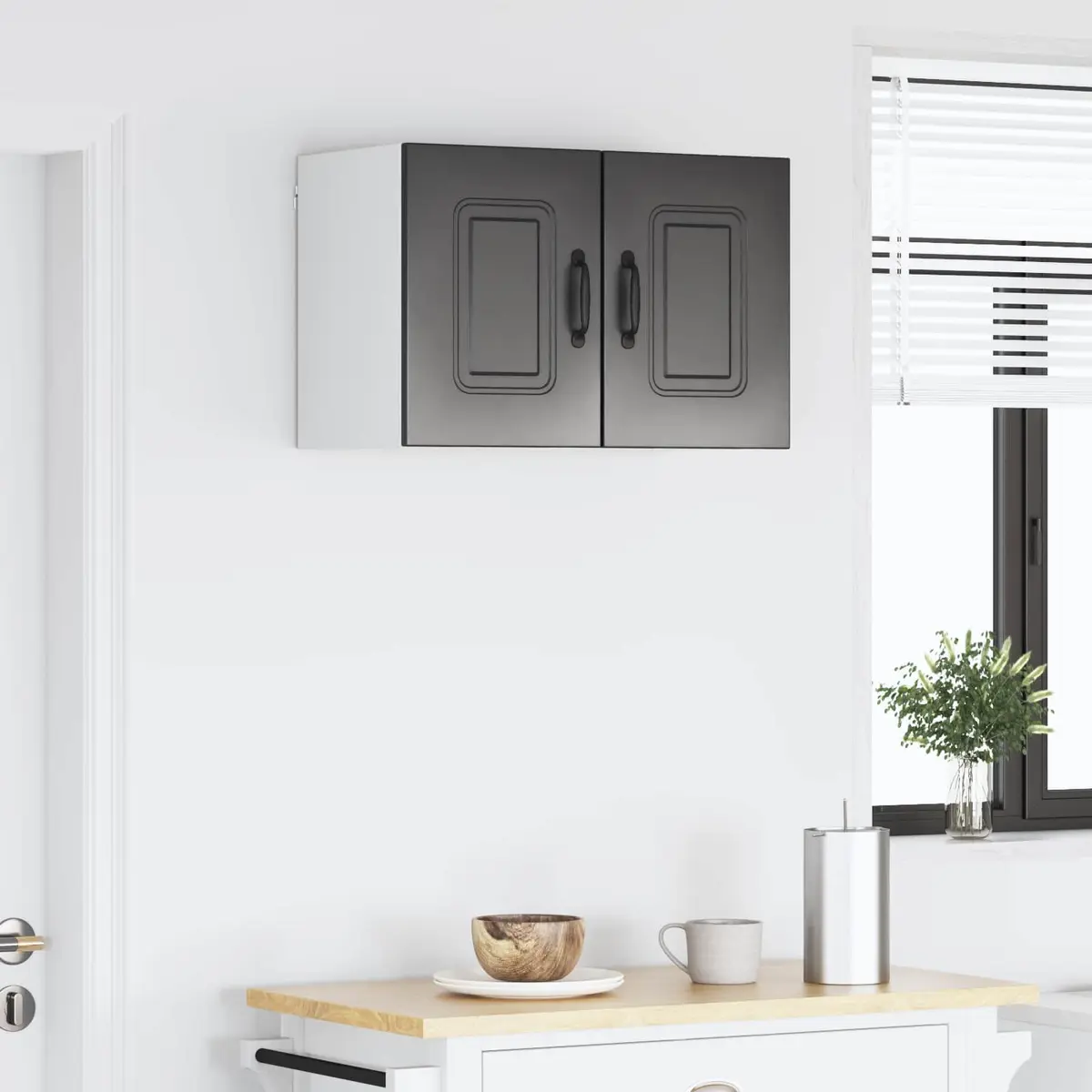 Black Kitchen Cabinet Dishwasher Panel Kalmar