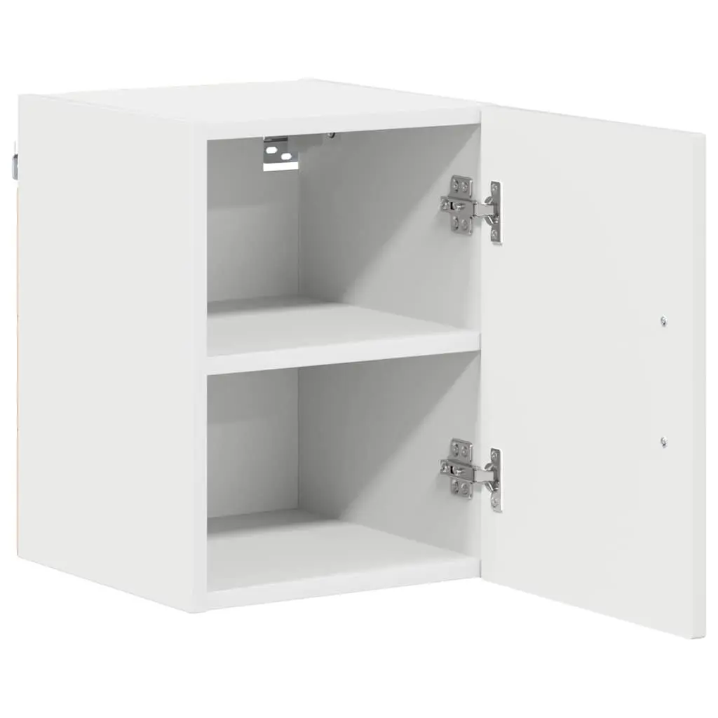 High Gloss White Engineered Wood Kitchen Cabinet