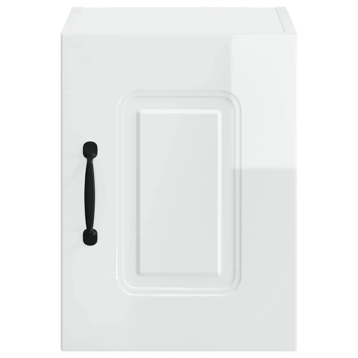 High Gloss White Engineered Wood Kitchen Cabinet