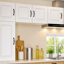 Stylish White Engineered Wood Dishwasher Panel Cabinet