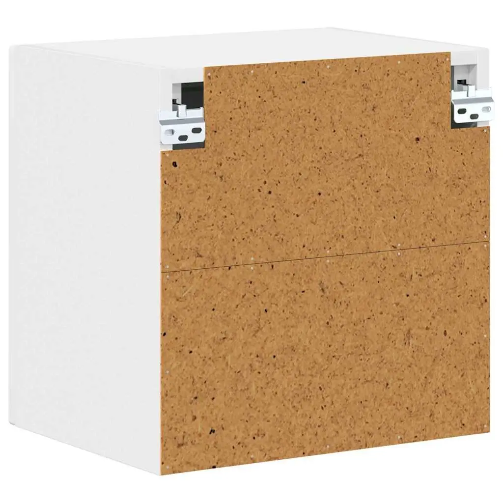 White Engineered Wood Dishwasher Panel Cabinet