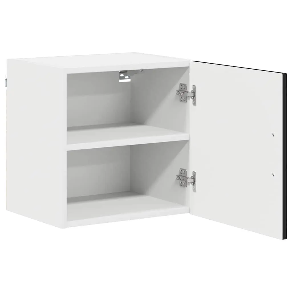 Black Engineered Wood Kitchen Cabinet 40 x 31 x 40 cm