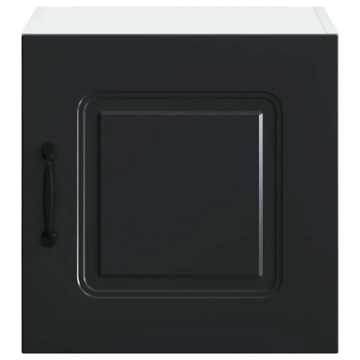 Black Engineered Wood Kitchen Cabinet 40 x 31 x 40 cm
