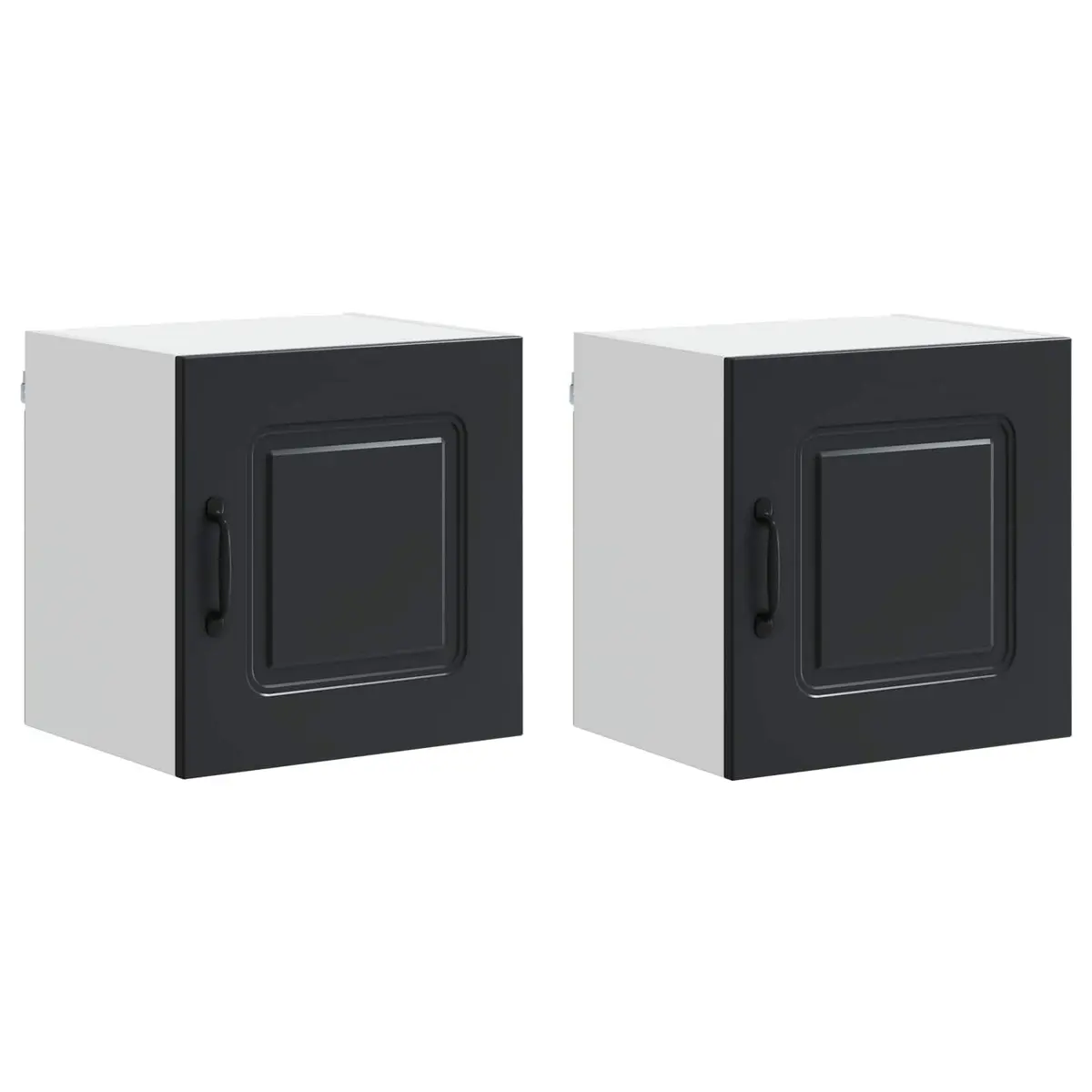 Dishwasher Panel Cabinet Storage Engineered Wood 40 x 31 x 40 cm Black