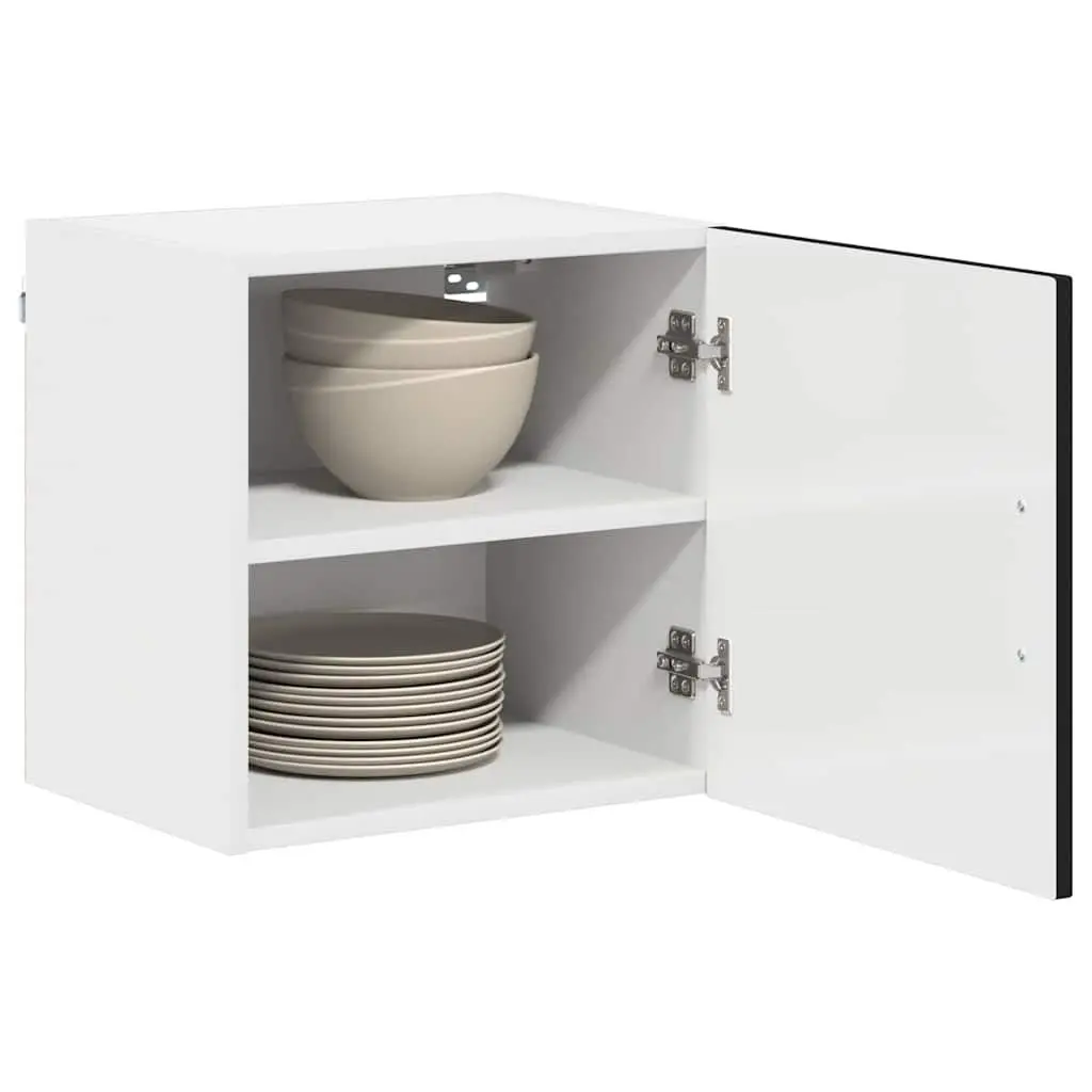 Dishwasher Panel Cabinet Storage Engineered Wood 40 x 31 x 40 cm Black