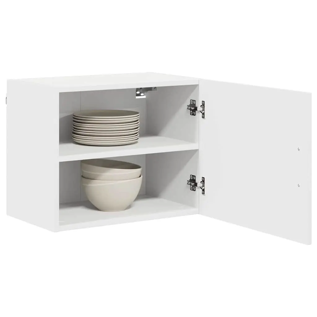 White Engineered Wood Kitchen Cabinet for Storage