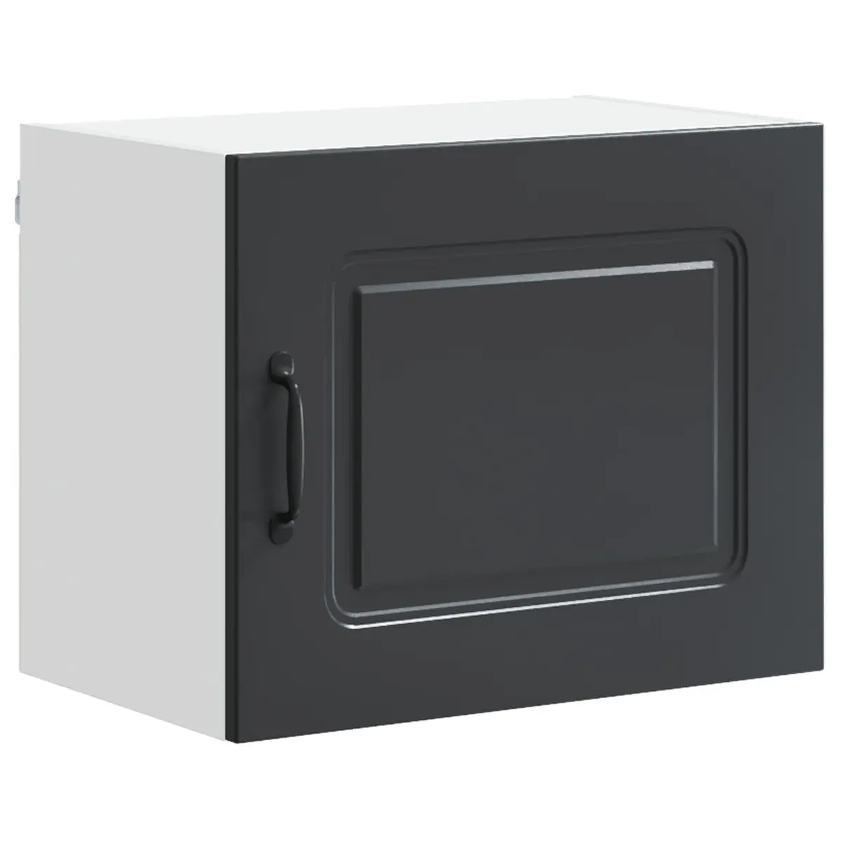 Black Engineered Wood Dishwasher Panel Cabinet