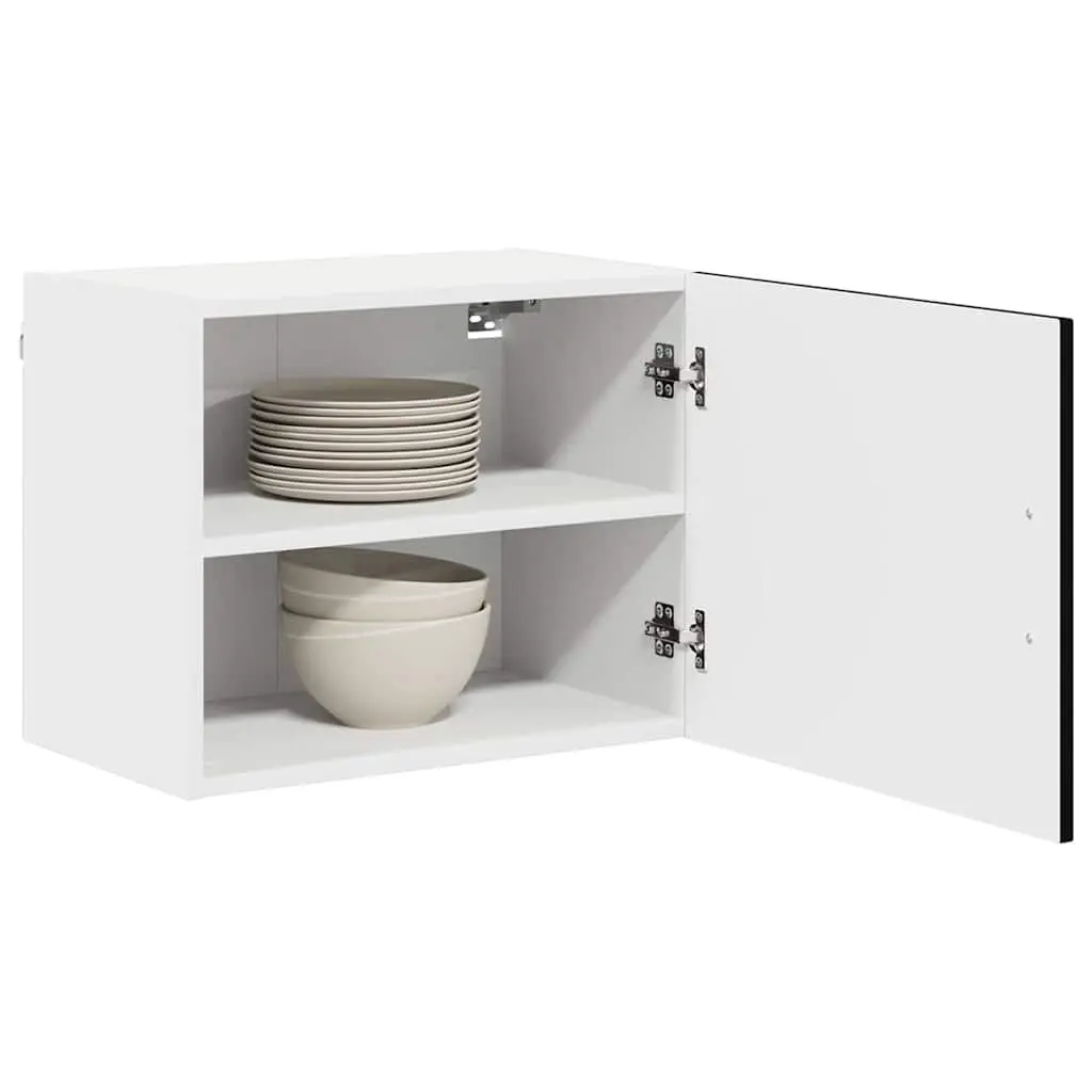 Black Engineered Wood Dishwasher Panel Cabinet