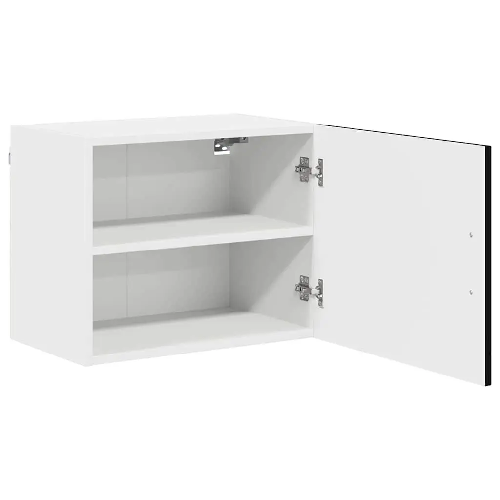 Black Engineered Wood Dishwasher Panel Cabinet