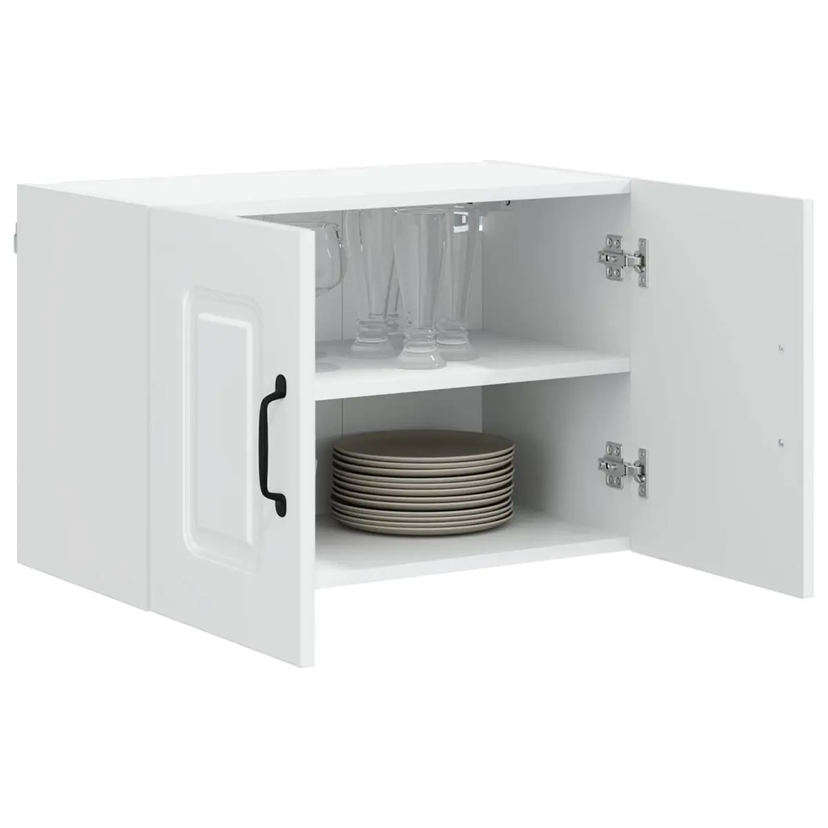 White Engineered Wood Kitchen Cabinet Panel 60x31x40 cm
