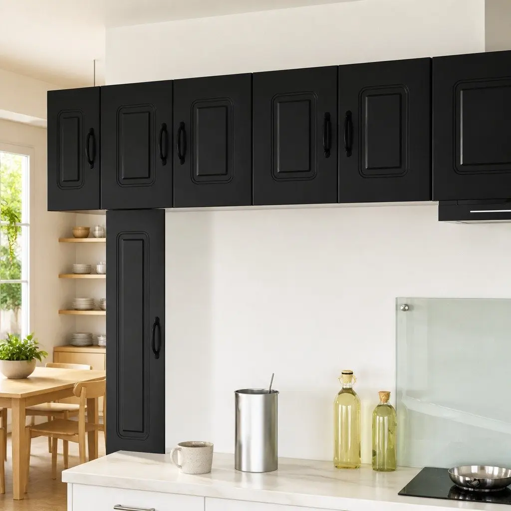 Dishwasher Panel Engineered Wood 60 x 31 x 40 cm Black