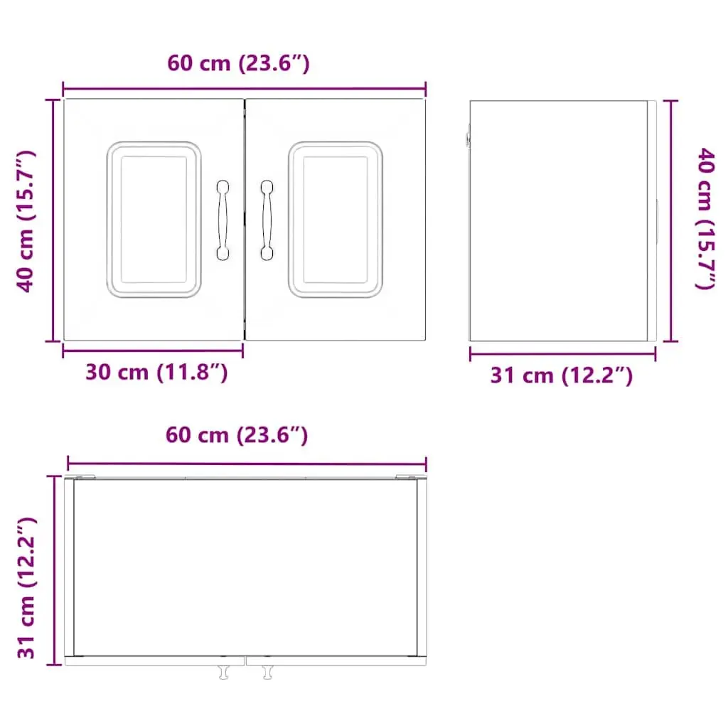 Black Engineered Wood Kitchen Cabinet Dishwasher Panel