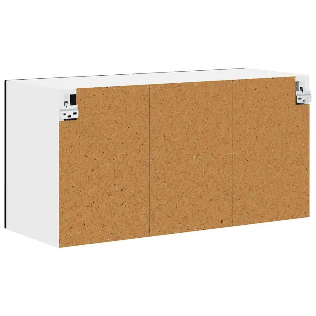 Black Engineered Wood Kitchen Cabinet