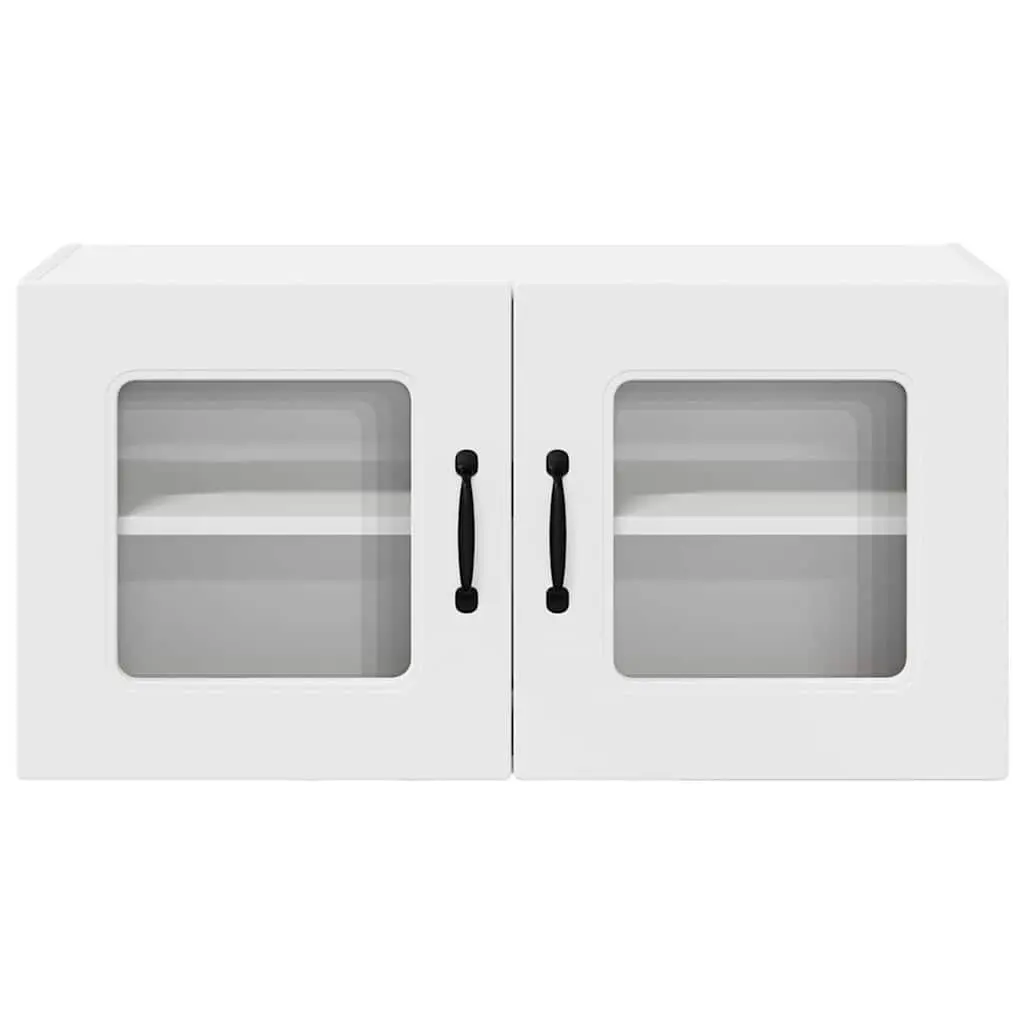 Engineered Wood White Kitchen Cabinet with Ample Storage