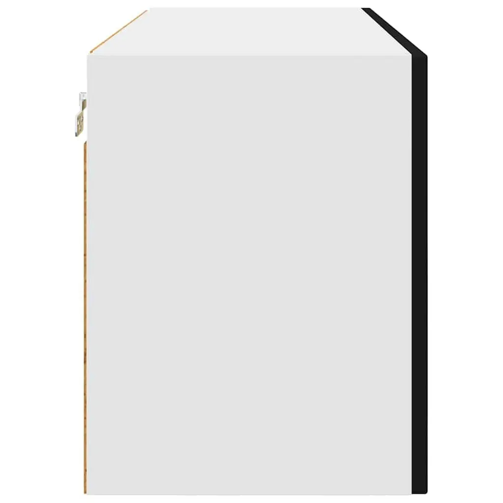 Engineered Wood Black Kitchen Cabinet with Dishwasher Panel