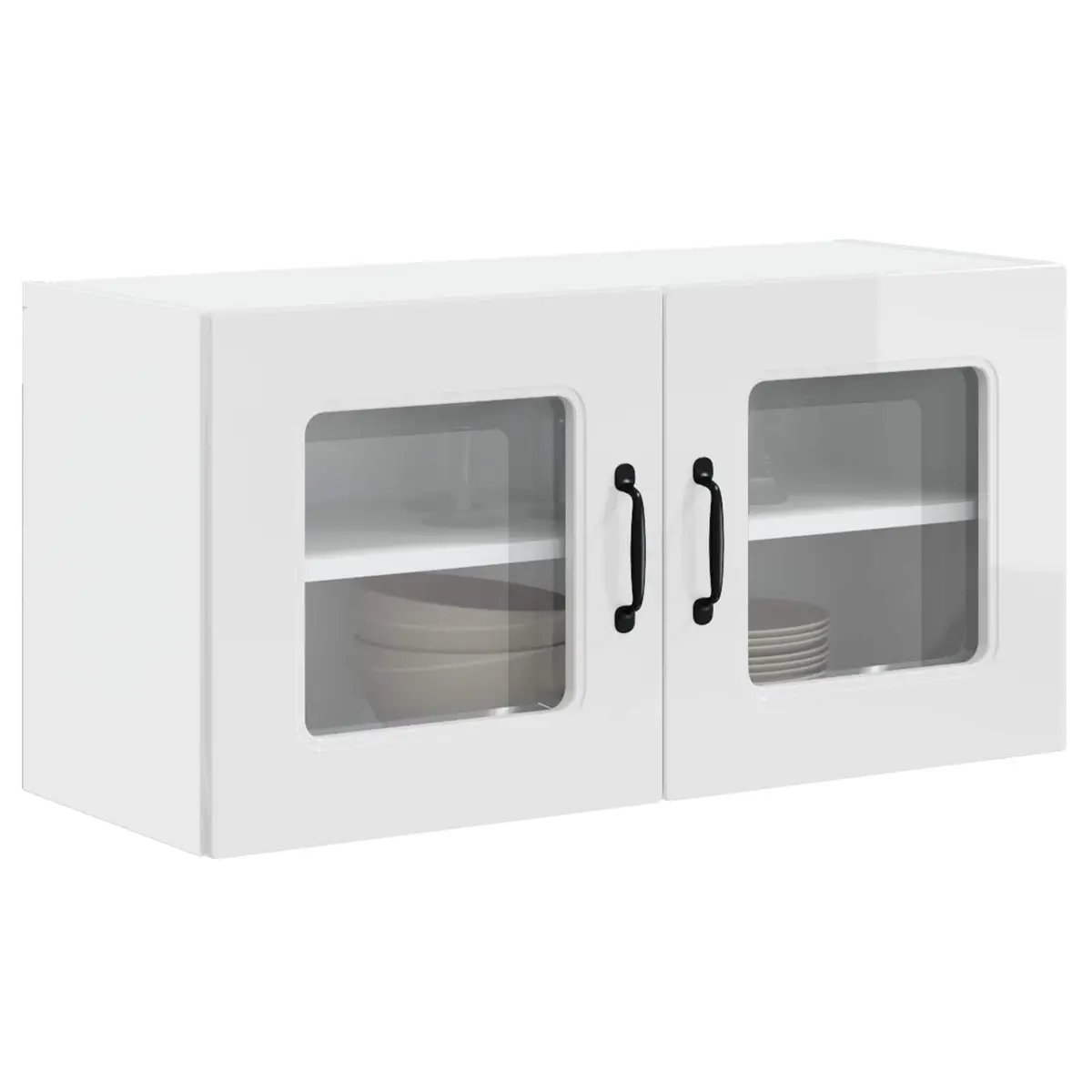 High Gloss White Kitchen Dishwasher Panel Cabinet 80x31x40cm
