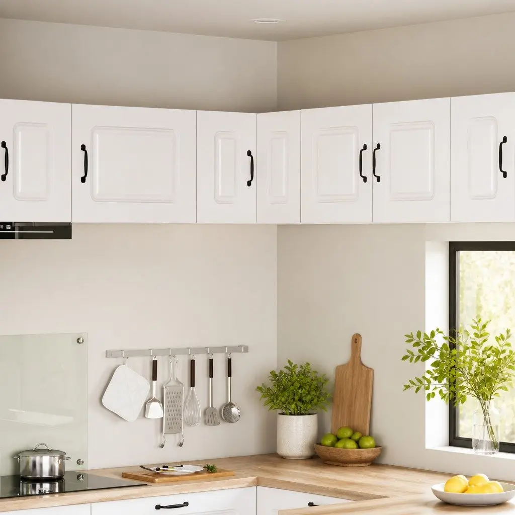 White Dishwasher Panel Kitchen Cabinet 57x57x40cm