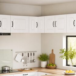 Durable White Dishwasher Panel Kitchen Cabinet 57x57x40cm