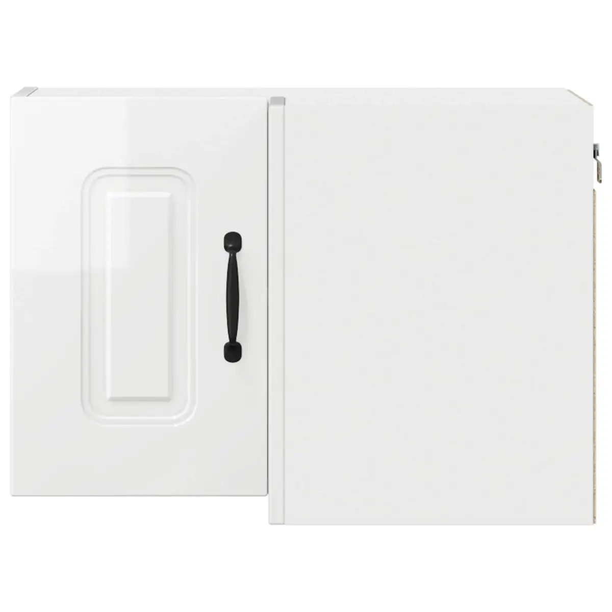 High Gloss White Kitchen Cabinet with Engineered Wood