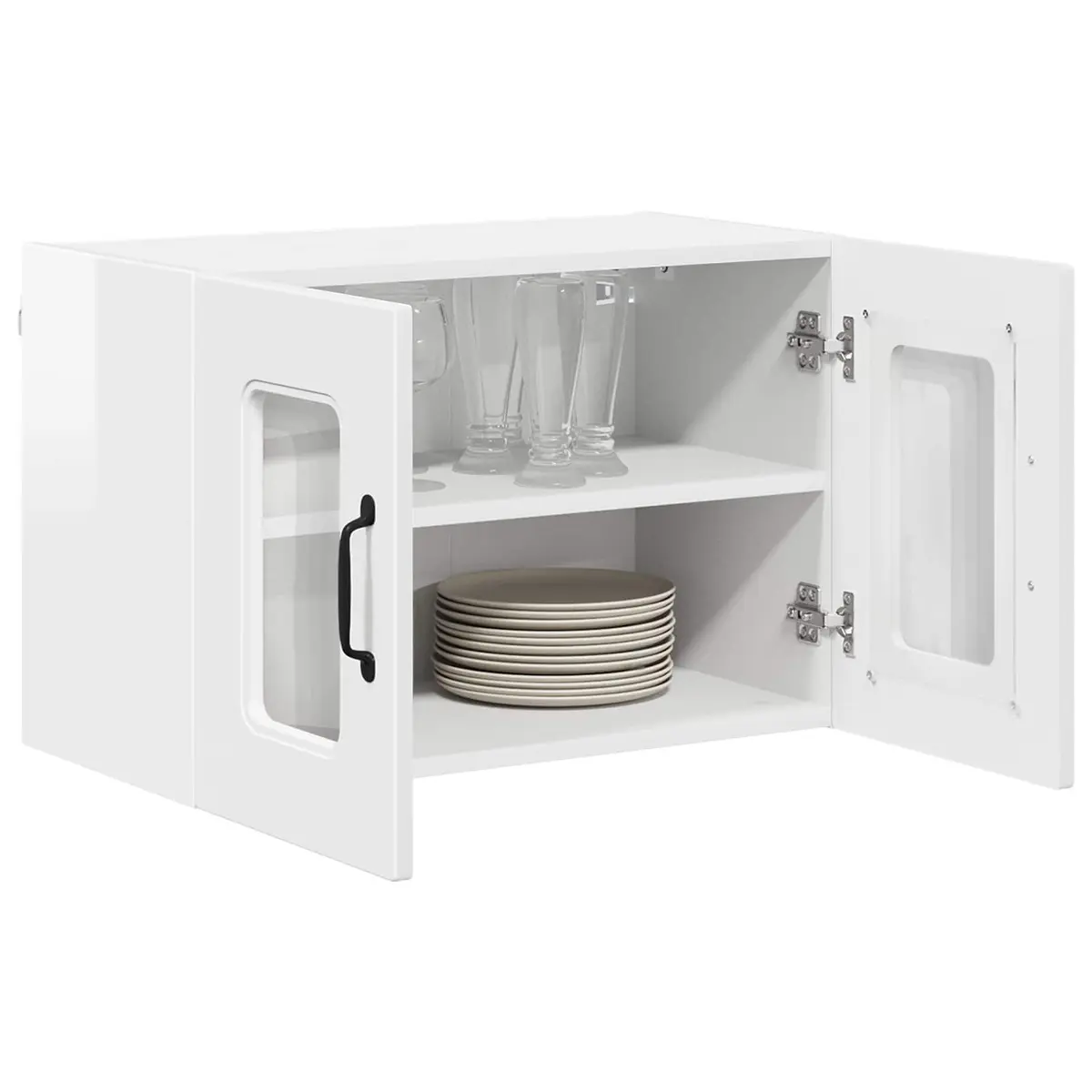 White Engineered Wood Kitchen Storage Unit, 60x31x40cm