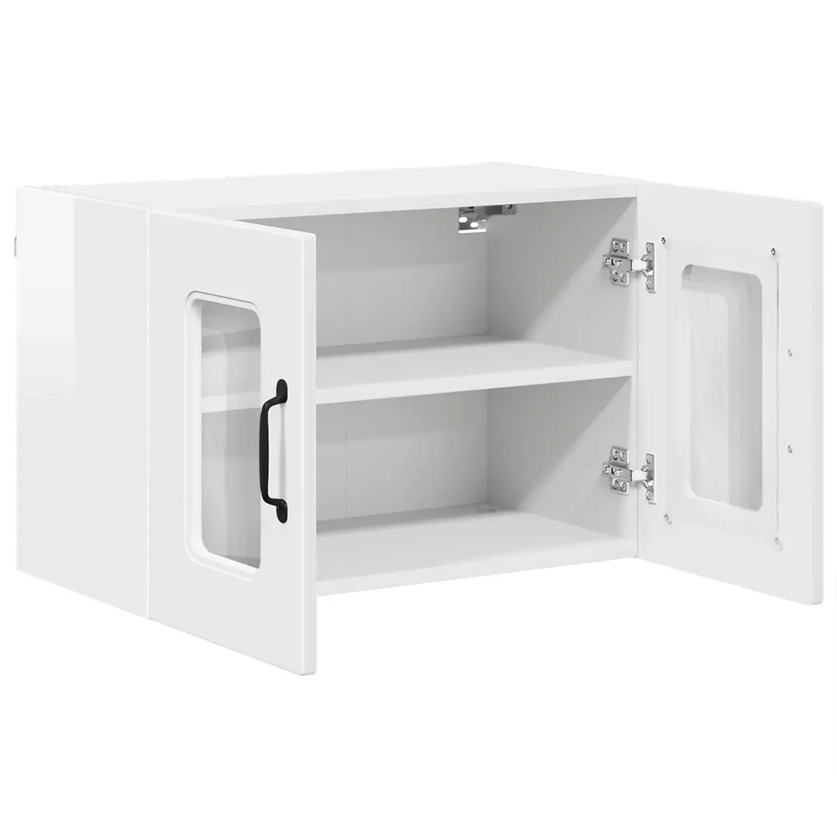White Kitchen Cabinet Panel for Organised Storage