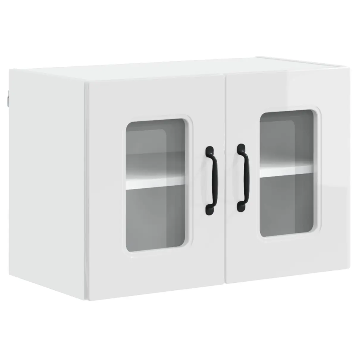 High Gloss White Engineered Wood Kitchen Dishwasher Cabinet