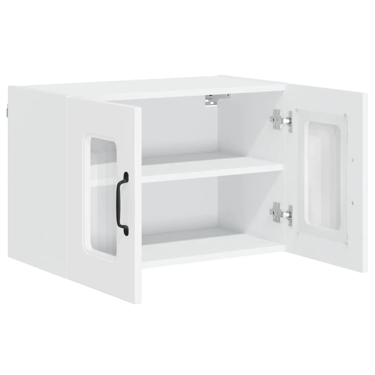 High Gloss White Engineered Wood Kitchen Dishwasher Cabinet
